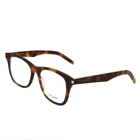 Saint Laurent Havana Brown Square Eyeglasses! - Picture 1 of 4